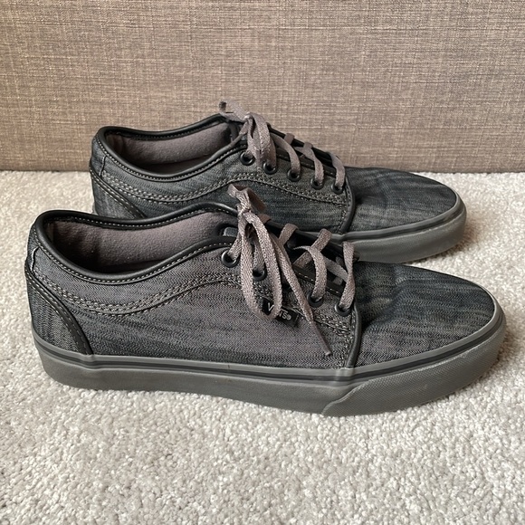 Vans Chukka Low (Denim) Black/Pewter UltraCush Sneakers - Picture 3 of 10